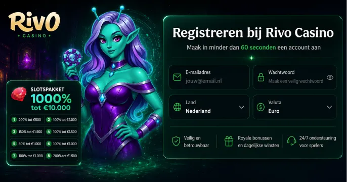 Rivo Casino Accountbeheer banner